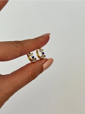 14K Çelik Üzeri Altın Kaplama Minimal Küpe