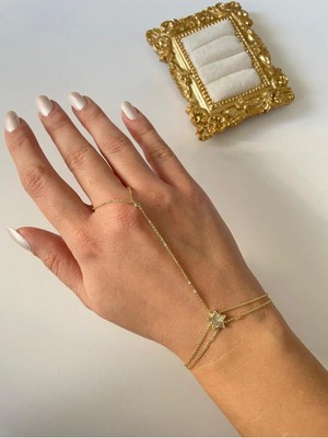 14K Çelik Üzeri Altın Kaplama Özel Seri Şahmeran