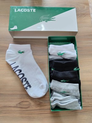 Lacoste Unisex 6'lı Çorap 41/46 - Çok Renkli