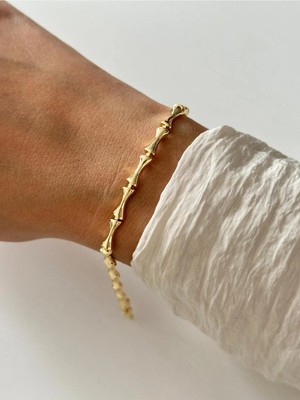 14K Çelik Üzeri Altın Kaplama Özel Seri Bileklik