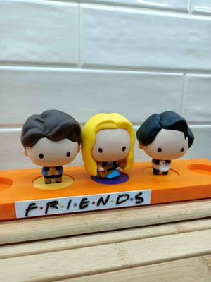 ★ Multiogz 6’lı Figür Sergileme Standı – Koleksiyon Rafı – Masaüstü Dekor Organizer – 3D Baskı