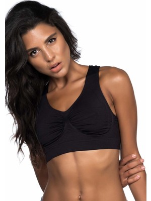 Beruflic Siyah Mı Angel 4011 Sporcu Toparlayıcı Büstiyer