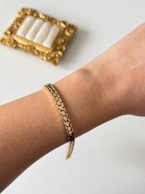 Çelik Özel Seri Plaka Kordon Bileklik