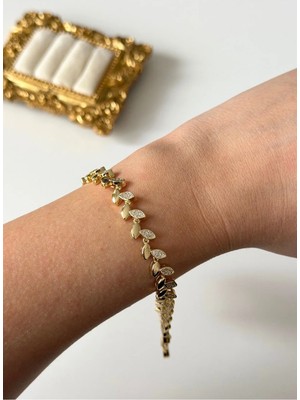 Çelik Zirkon Başak Bileklik