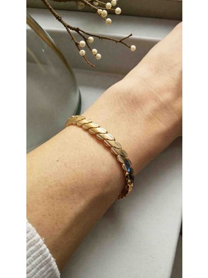 Initium Xuping Çelik Yılan Ezme Rose Gold Bileklik