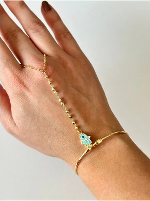 Çelik El Detaylı Şahmeran Bileklik