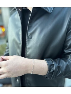 Ataç Model Gümüş Bileklik
