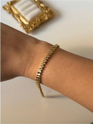Çelik Basic Gold Bileklik