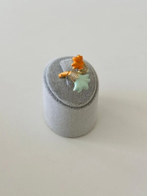 Mineli Çift Renk Özel Seri Yüzük