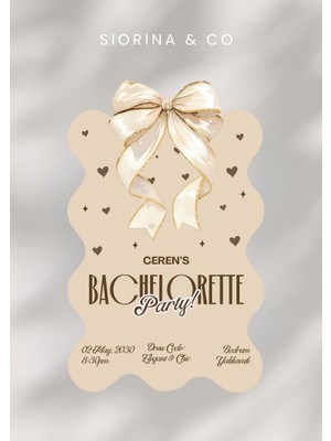 Siorina Events Kişiye Özel Doğum Günü Kartı - 5 Adet Birthday Card