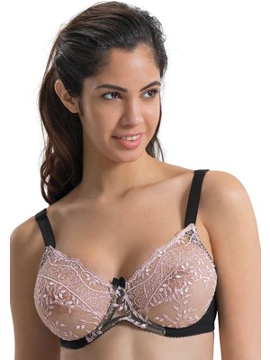 Beruflic Siyah-Pembe Mı Angel 148 C Balenli Toparlayıcı Sütyen