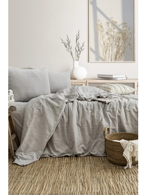 Şaheser Home Collection Salve %100 Pamuklu Çift Kişilik  Jakarlı Nevresim Takımı