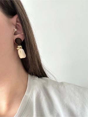 Çelik Krem Luly Küpe