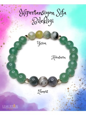 Herkimer Doğaltaş Orijinal Doğaltaş Unisex Hipertansiyon Şifa Bilekliği