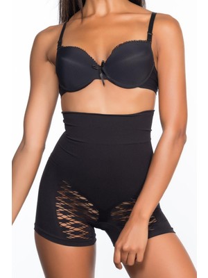 Beruflic Siyah Mı Angel 2064 Popo Açık Fantezi Boxer Korse