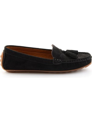 Bambi Siyah  Kadın Loafer Ayakkabı K01309000672