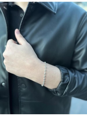 Gemici Model Gümüş Bileklik