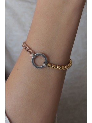 Ne Verelim Size Çelik Mix Renk Kadın Bileklik - TJ-BB4748