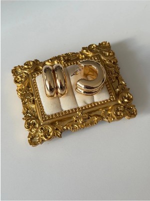 Çelik Gold Lalin Küpe