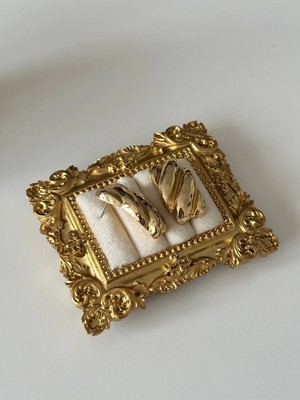 Çelik Burgu Gold Sindi Küpe