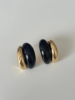 14K Çelik Üzeri Altın Kaplama Ikili Kemik Küpe