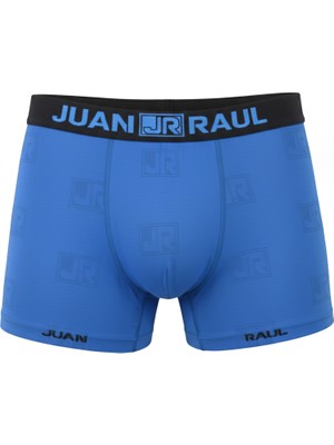 Rizzup Mavi Erkek Boxer Pamuklu Likralı Esnek Iç Giyim 2603133