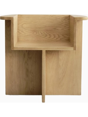 101 Copenhagen Brutus Masif Meşe, Minimalist Koleksiyonluk El Işçiliği Tasarım Yemek Sandalyesi