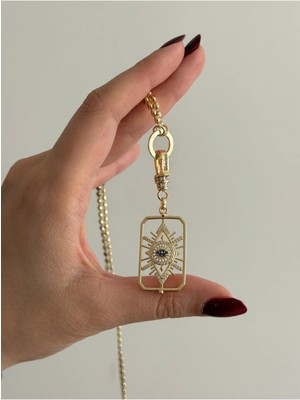 Çelik Özel Koleksiyon Uzun Ezme Zincir Göz Kolye 60 cm