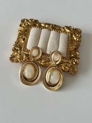 Çelik Krem Asley Küpe