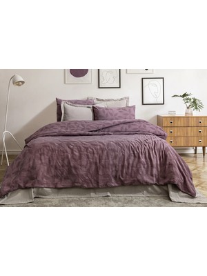 Şaheser Home Collection Nimbus Jakarlı Nevresim Takımı %100 Pamuk Kabartmalı Desen Çift Kişilik