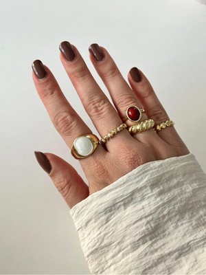 Renkli Çoklu Yüzük Seti