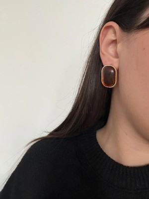 Çelik Kahve Jeny Küpe