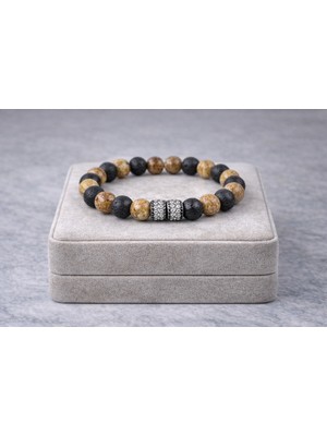 Evcikuş Kaplan Gözü Doğal Taş Bileklik – 8mm Unisex Gerçek Tiger Eye, Erkek & Kadın Doğal Taş Bileklik