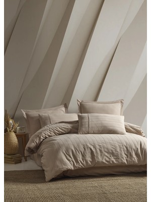 Şaheser Home Collection Jasmin Jakarlı Nevresim Takımı, %100 Pamuk Dantel Detaylı, Jakarlı Dokuma, Pamuklu Nevresim Seti