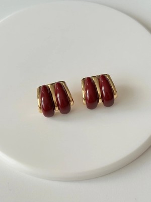 Çelik Bordo Mng Küpe