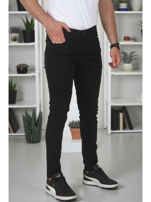 Rizzup Erkek Siyah Likralı Jeans Skinny Fit Esnek Kot Pantolon 2004157