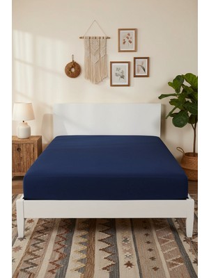 Comfort Craft Çift Kişilik Penye Lastikli Çarşaf - %100 Pamuk - 160 x 200 cm