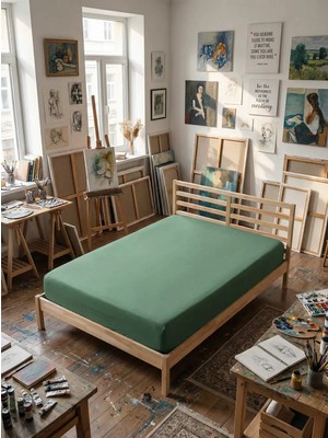 Comfort Craft Çift Kişilik Penye Lastikli Çarşaf - %100 Pamuk - 160 x 200 cm