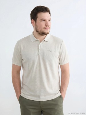 LC Waikiki Gri Polo Yaka Erkek Tişört