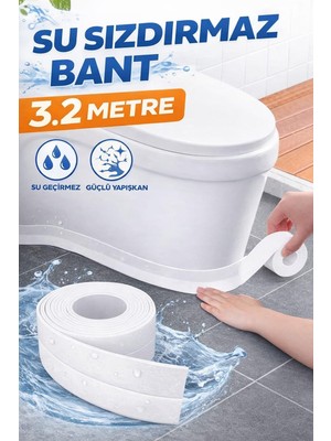 Redmina Su Geçirmez Bant (3.2)M Banyo Lavabo Klozet ve Pencere Kenarları