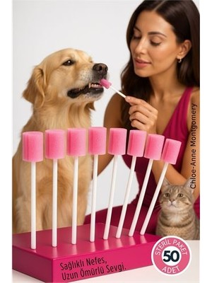 Toyigoo Chloe-Anne Serisi 50'LIKEDI &amp; Köpek Diş Temizleme ve Profesyonel Ağız B - AA002I-6K0MP