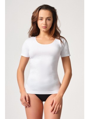 Beruflic Beyaz Mı Angel 5004 Soft Yarım Kollu Atlet