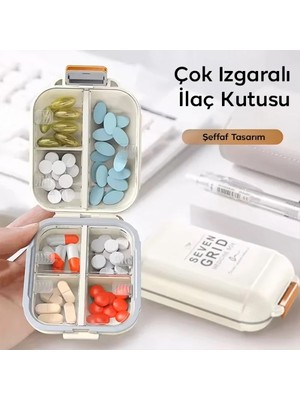 Store Mania Çok Izgaralı Sağlık Ürünü Saklama Kutusu  STRMIA-RSTTT34