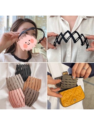 Store Mania Ieg™ Portatif  Katlanabilir Saç Tacı Saç Tokası