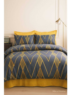 Tkçtb Çift Kişilik Pamuklu Nevresim Takımı Royal Baklava Desen Tkçtb