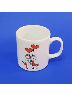 Store Mania Ieg™ Mutlu Çift Temalı Kupa Bardak