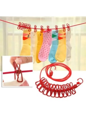 Store Mania Ieg™ Taşınabilir Pratik Mandallı Çamaşır Ipi