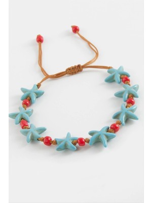 Store Mania Ieg™ Deniz Yıldızı Makrome Örgülü Bileklik