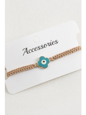 Store Mania Ieg™ Çiçek Nazar Makrome Örgülü Bileklik