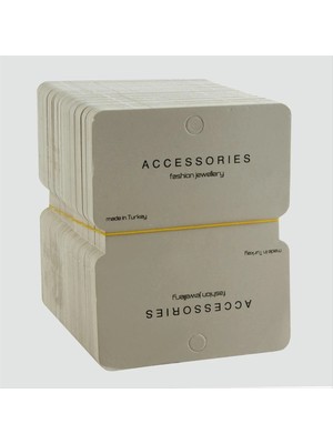 Store Mania Ieg™ Gri Renkli Lüks Kolye Kartı